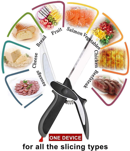 (BUY 1 GET 1 Free) SlicePro™ 2-in-1 Clever Cutter