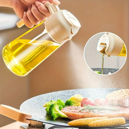 Premium 2-in-1 Glass Oil Dispenser Bottle