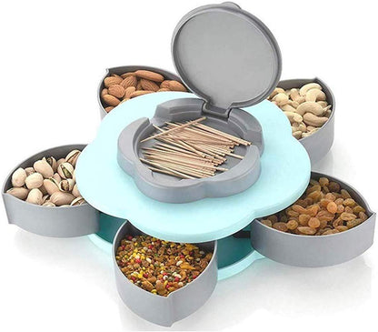 5 Compartments Serving Rotating Tray