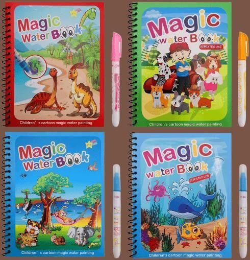 Magic Water Painting Book