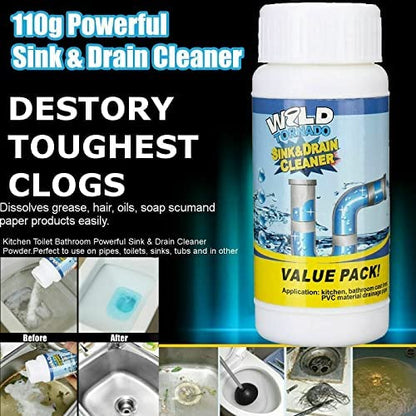 Powerful Sink and Drain Cleaning Powder