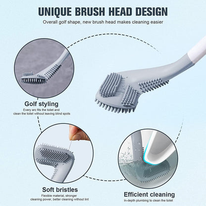 Golf Head Toilet Brush with Hook ( Buy1 Get 1 )