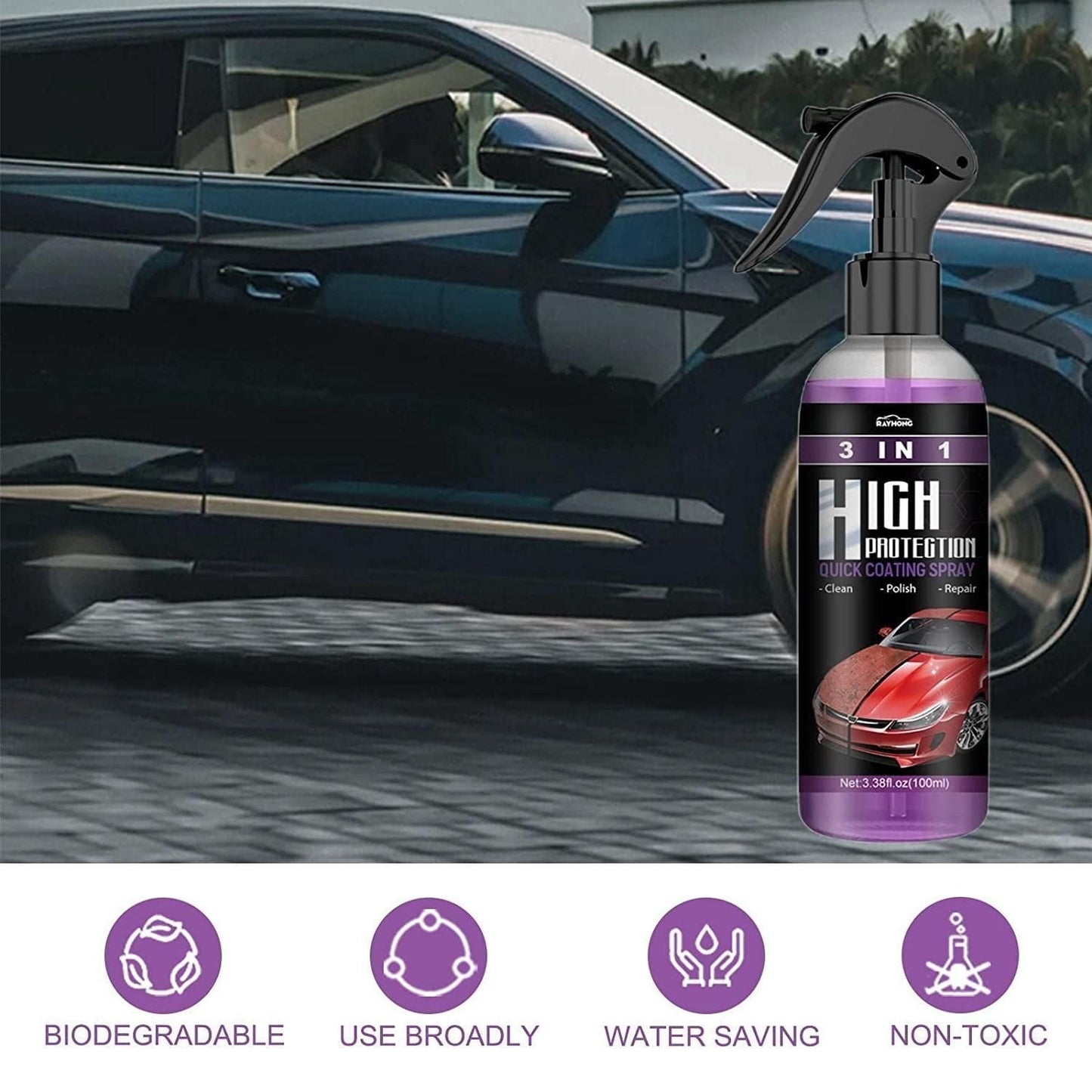 Hydrophobic Nano Coating Polish (Buy 1 Get 1 Free)