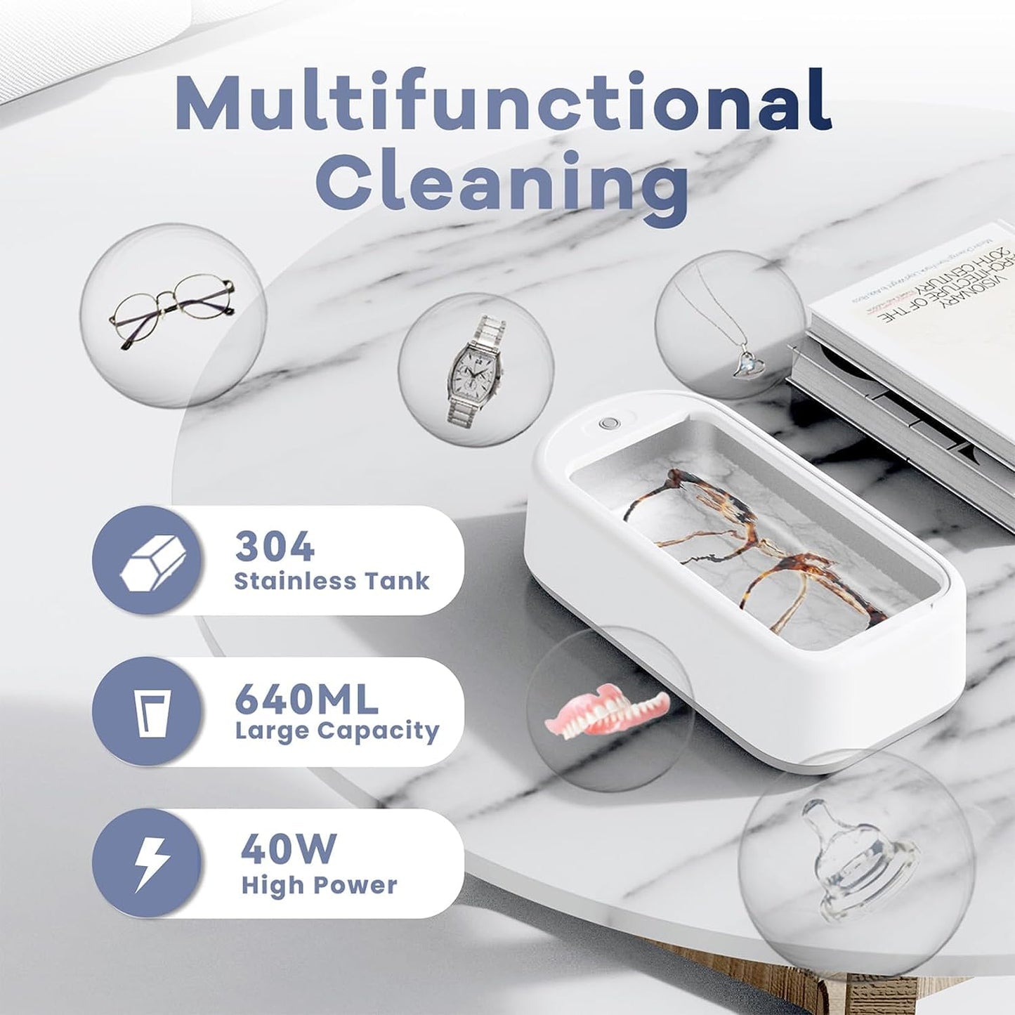 All in 1 Ultrasonic Cleaner