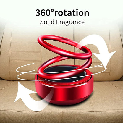 Premium Solar Rotating Car Air Freshener