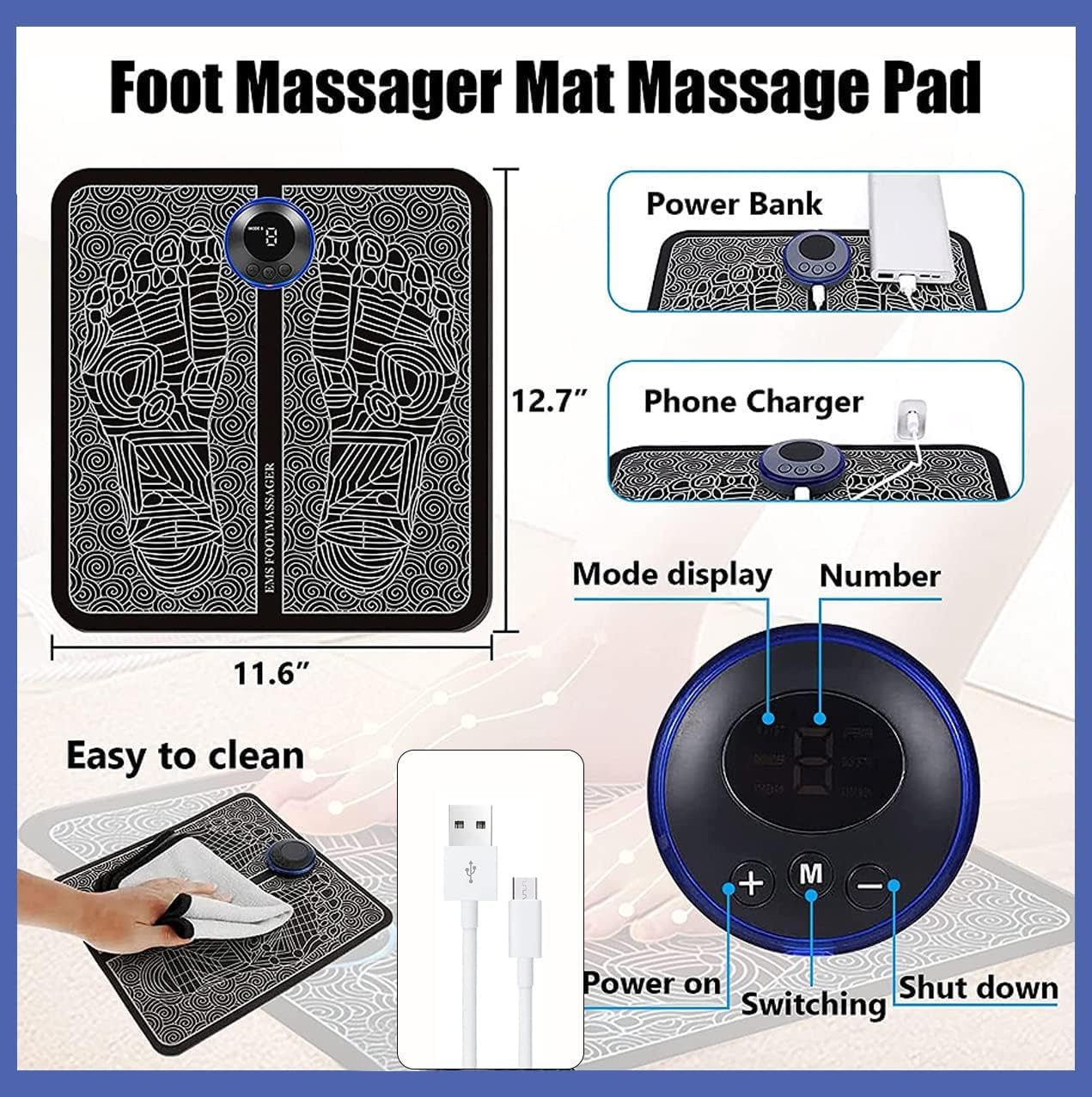 EMS Foot Massager