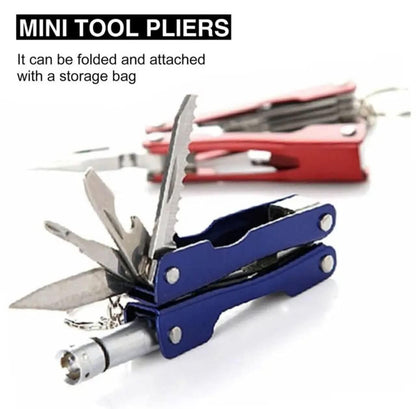 9 in 1 Multi Functional Hand Piler Tool Keychain