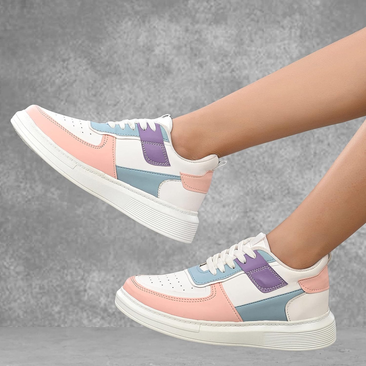 Women Multi-coloured High-Top Sneakers