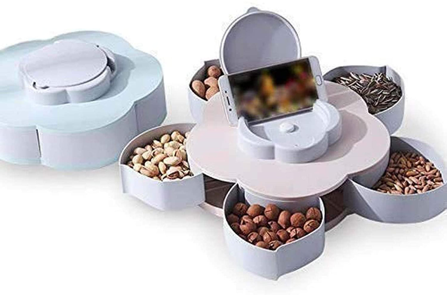 5 Compartments Serving Rotating Tray