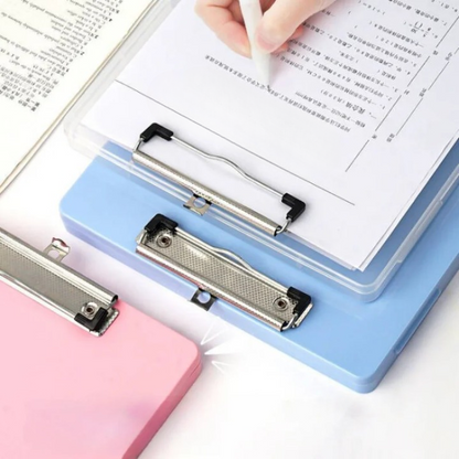 OrganizePro™ Clipboard with Storage - Durable Plastic for Office & School Use