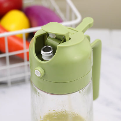 Premium 2-in-1 Glass Oil Dispenser Bottle