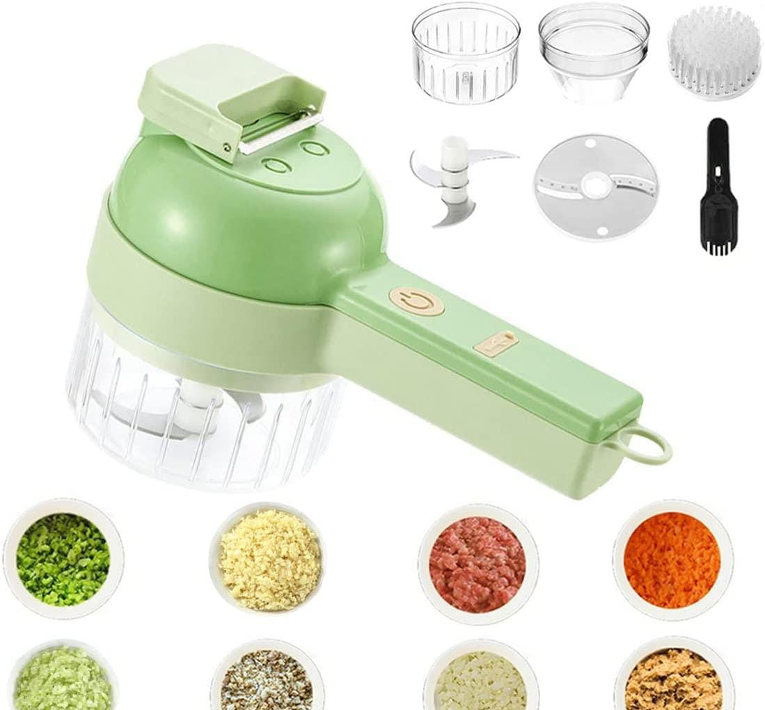 4 in 1 Portable Electric Vegetable Cutter Set