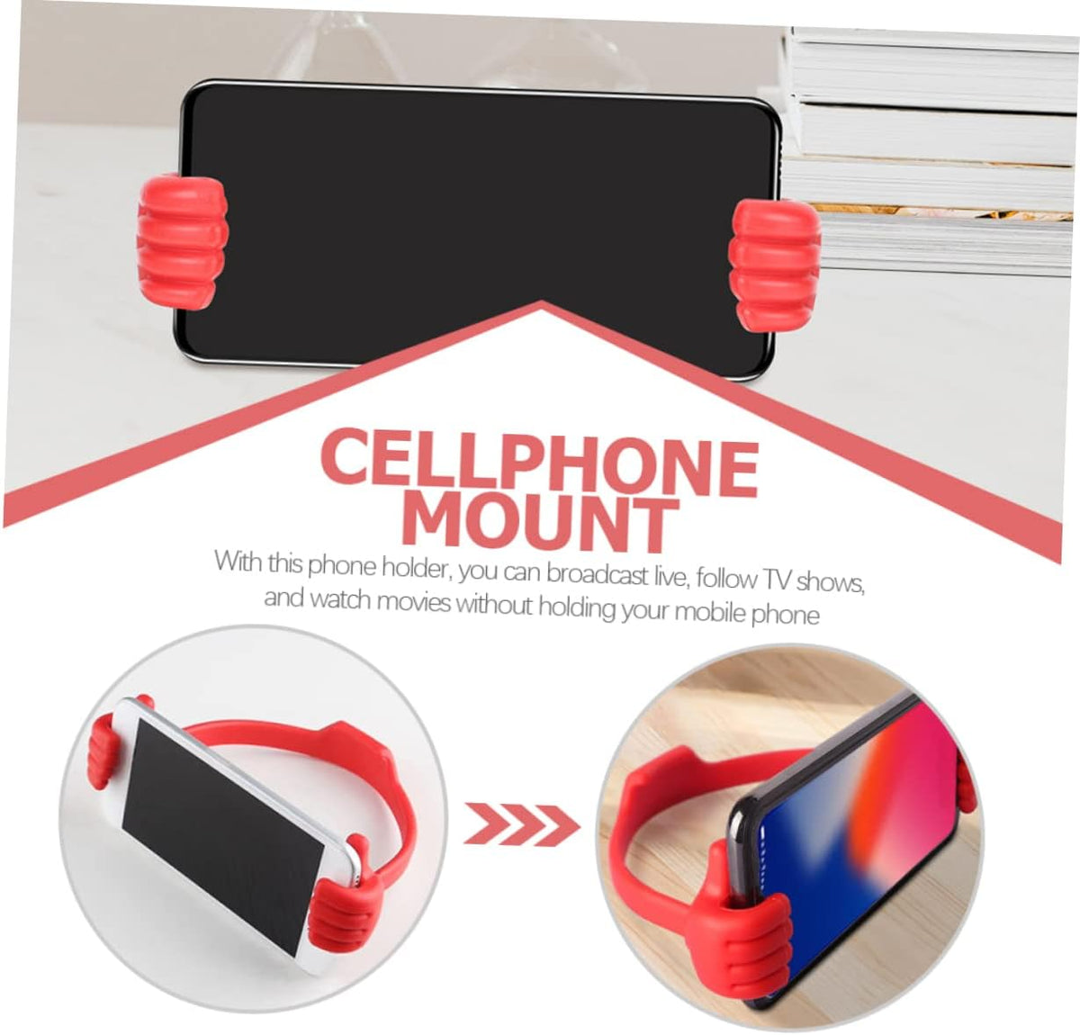 Hand Shape Mobile holder- Buy 1 Get1 Free