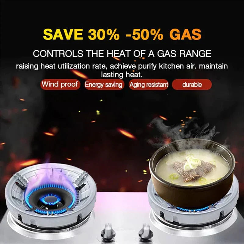 Cooking Gas Saving Stove Stand (Fire & Windproof)