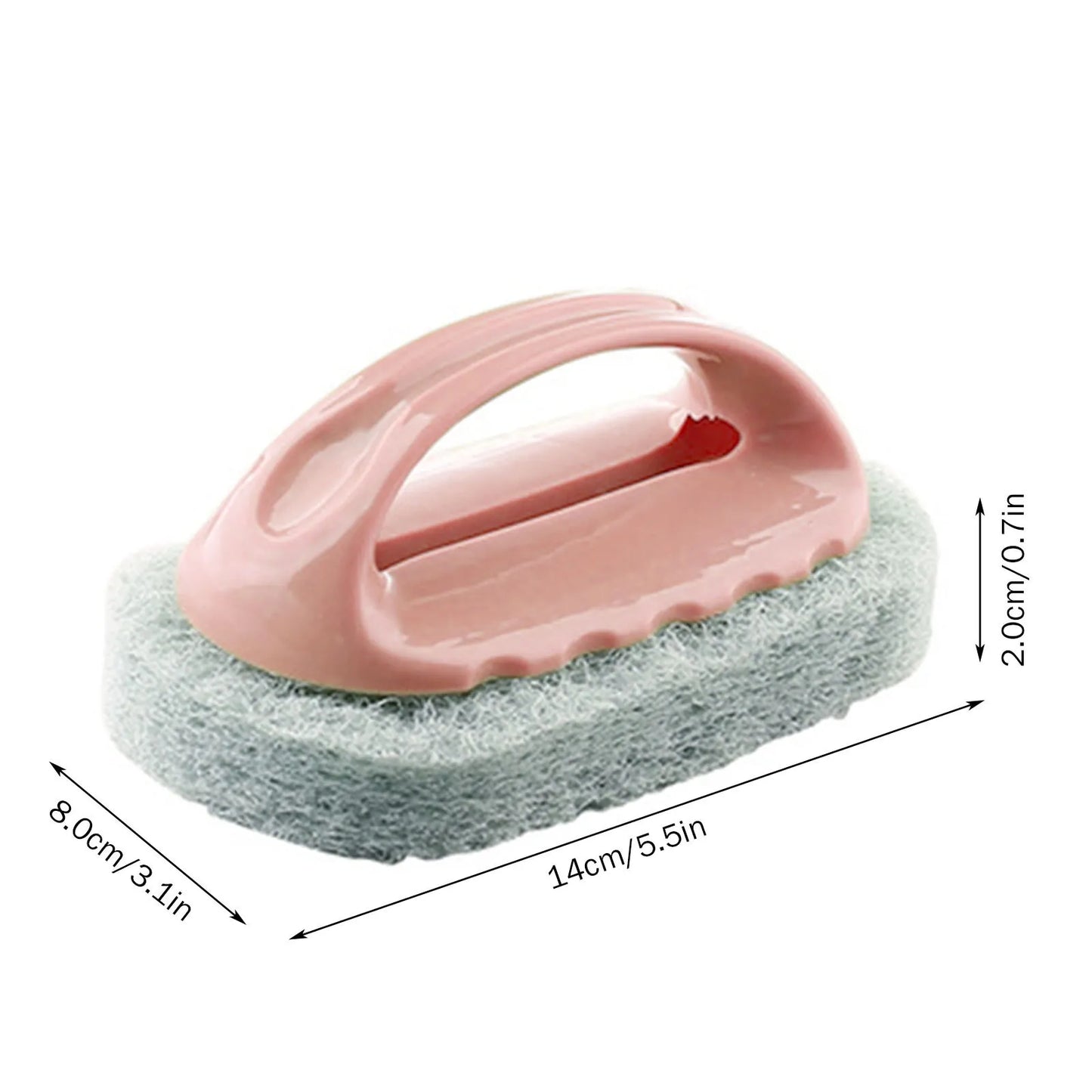 High Grade Cleaning / Scrubbing Sponge With Plastic Handle